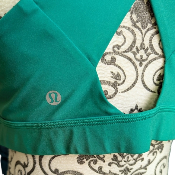 Lululemon Envital Bra Women's Plus 14 *Medium Support B/C Cup Active Green Run - Picture 7 of 11